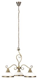 2753 Elisett, závěsný lustr, 3 arms, D60cm