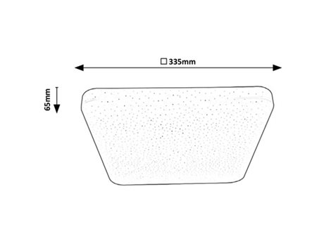 3073 LED stropní svítidlo LUCAS LED 18W 1350lm 2