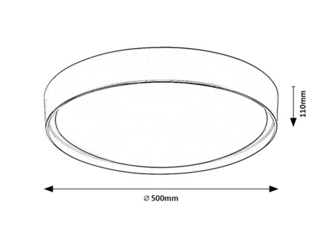3146 LED RGB Stmívatelné svítidlo ACHILLES LED 40W 12
