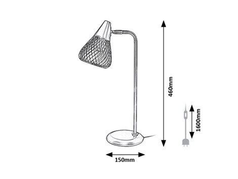 3181 Stolní lampa FANNY IP20 1xE14 černá 2