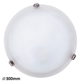 3202 Alabastro rýžový kámen sklo/ chrom úchyt E27 1x MAX 60W