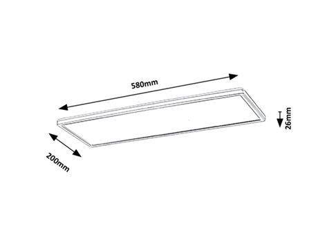 3278 stropní svítidlo Pavel LED 22W 2200lm IP20 3