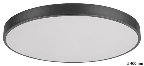LED Stropní svítidlo Tesia LED/36W/230V 40 cm černá 2