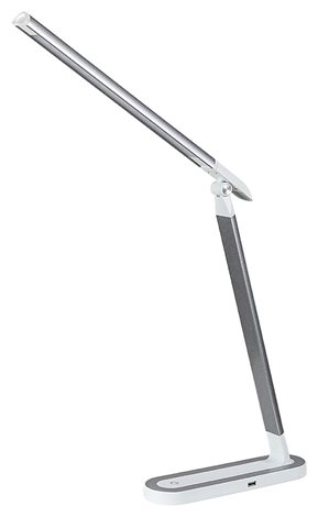 3349 Stolní svítidlo MISHA LED 7W 360-400lm 4000K stříbrná, bílá, IP20 stmívatelné 1