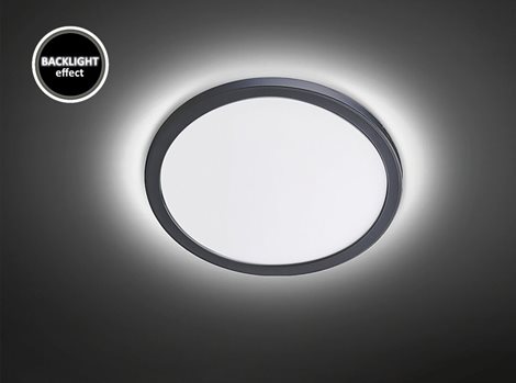 3358 LED stropní svítidlo Lambert 1x15W, 1500lm, 4000K, IP44 - bílá, stříbrná 6
