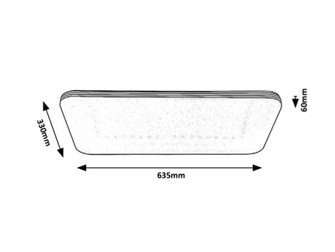 3410 OSCAR LED Stropní svítidlo LED/36W/230V 3