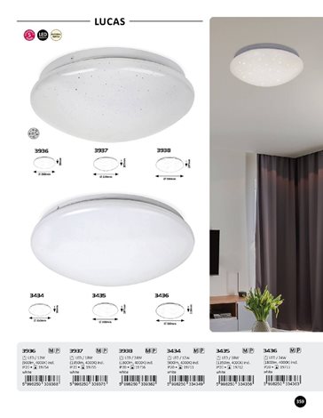 3436 LED Stropní svítidlo 1xLED/24W/230V 4