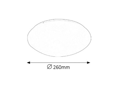 3437 LED koupelnové stropní svítidlo LED/12W/230V IP44 2