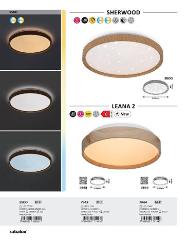 3500 LED Stmívatelné stropní svítidlo LED/50W/230V 3000-6500K buk + dálkové ovládání 12