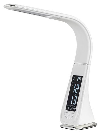 3516 LED Stmívatelná dotyková stolní lampa s displejem LED/5W/230V bílá 3
