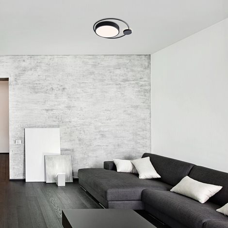 3529 Svítidlo SAPHIRA, LED 28W, IP20, 3000K, 3210lm, černá 3