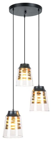 3545 Lustr na lanku ZENAIDA 3xE27/60W/230V IP20 1