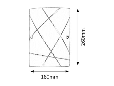 3697 Nástěnné svítidlo 1xE27/60W/230V 3