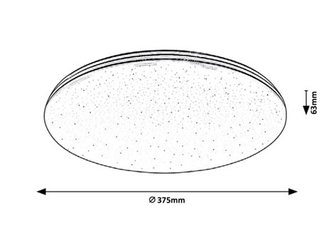 3875 Stropní svítidlo LED D375mm 30W/2100lm 4000K IP44 chrom, bílá TOMA 4