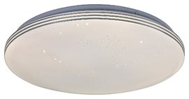 3875 Stropní svítidlo LED D375mm 30W/2100lm 4000K IP44 chrom, bílá TOMA