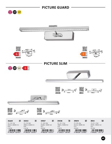 3909 Obrazové svítidlo PICTURE SLIM LED 8W 4