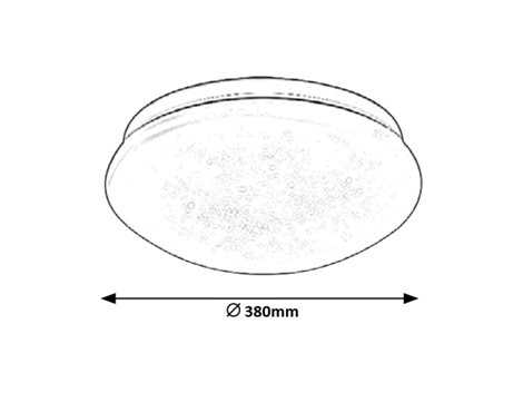 3938 Velké stropní svítidlo LUCAS 24W 1800lm IP20 5