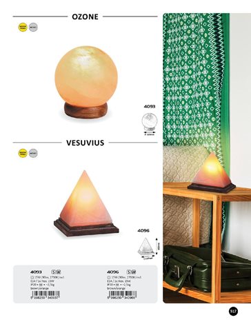 4093 Solná lampa OZONE 1xE14/15W/230V 4