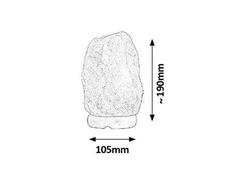 4120 Solná lampa ROCK E14 1x MAX 15W 3