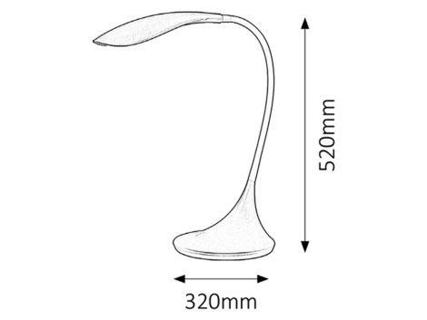 4164 LED Stmívatelná lampa 1xLED/4,5W/230V 2