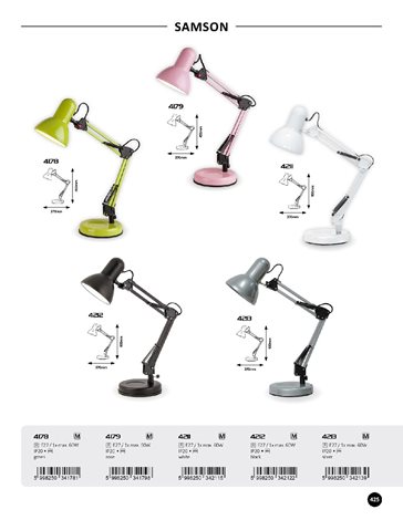 4178 Stolní lampa SAMSON E27 1x MAX 60W 5
