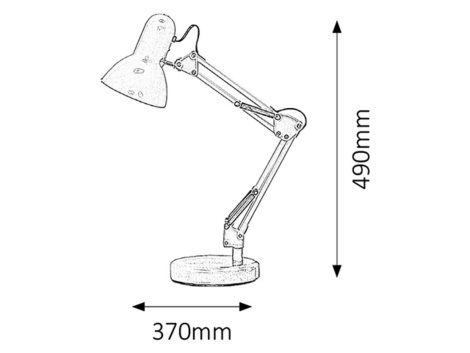 4179 Stolní lampa SAMSON 1xE27/60W/230V růžová 3