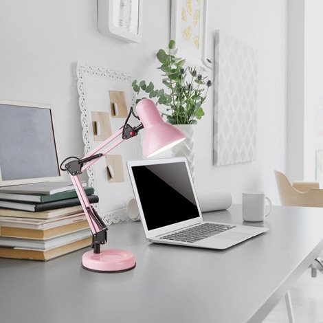 4179 Stolní lampa SAMSON 1xE27/60W/230V růžová 4