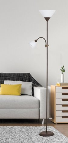 4188 Stojací lampa ACTION E27 1x MAX 100W + E14 1x MAX 25W 4