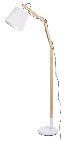 4192 Stojací lampa Thomas bílá/ písková E27 MAX 60W 2