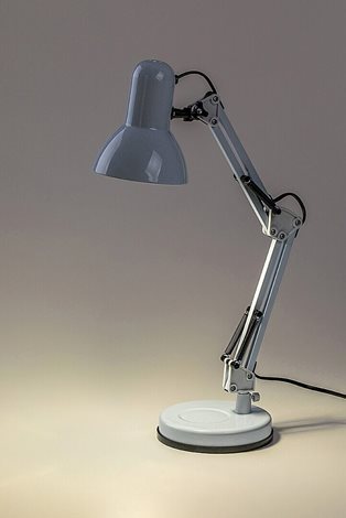 4211 stolní lampička E27 60W IP20 BÍLÁ 3