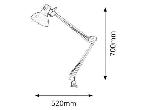 4214 Arno lampa stojací 1x60W, E27, bílá 2
