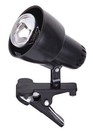 4357 Lampa s klipem 1xE14/40W/230V černá