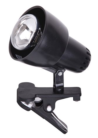 4357 Lampa s klipem 1xE14/40W/230V černá 1