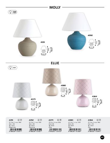 4391 Stolní lampa Molly E14/40W 5