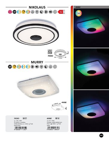 4682 Stopní LED svítdlo s reproduktorem Murry  19
