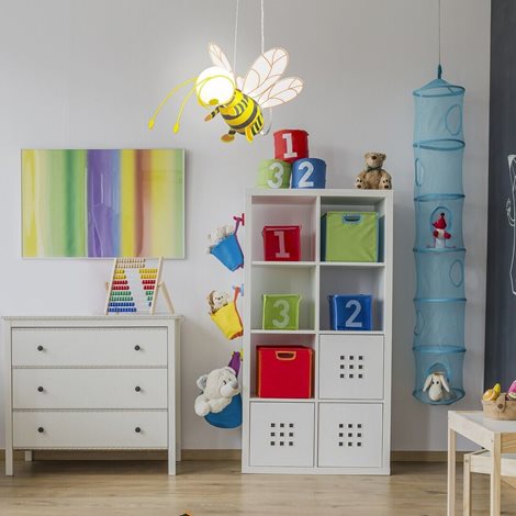 4718 Závěsná lampa BEE vícebarevná E27 40W IP20 3