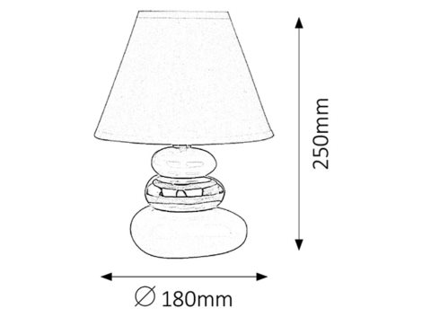 4949 stolní lampa SALEM 1xE14/40W/230V 2