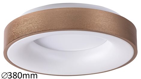5052 Stropní LED svítidlo CARMELLA 380mm 30W 1950lm 4000K IP20 bílá/zlatá 3