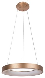 5054 Závěsné LED svítidlo CARMELLA 600mm 50W 3350lm 4000K IP20 bílá/zlatá