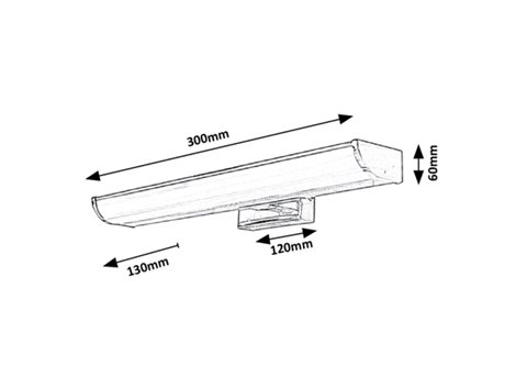 5062 LED Koupelnové nástěnné svítidlo Evron LED/5W/230V IP44 2