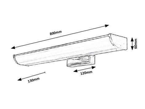5064 LED Koupelnové nástěnné svítidlo Evron LED/13,5W/230V IP44 2