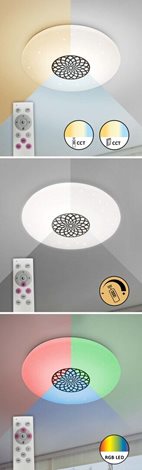 5365 Kulaté stropní svítidlo Ophelia 40W 3000-6500K 3200lm 13