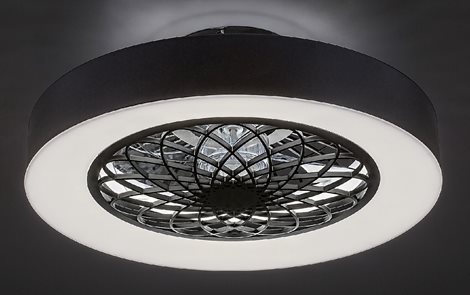 5419 LED Stmívatelné stropní svítidlo s ventilátorem LED/35W/230V 3000-6000K + dálkové ovládání 3