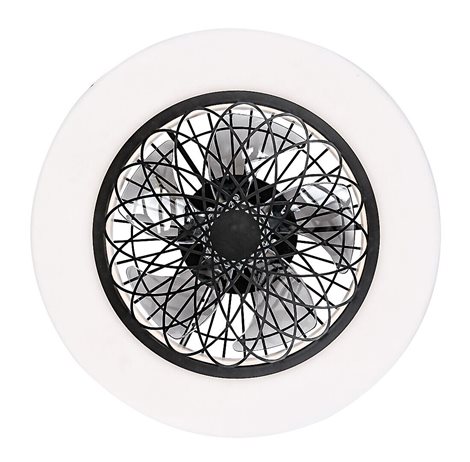 5419 LED Stmívatelné stropní svítidlo s ventilátorem LED/35W/230V 3000-6000K + dálkové ovládání 6
