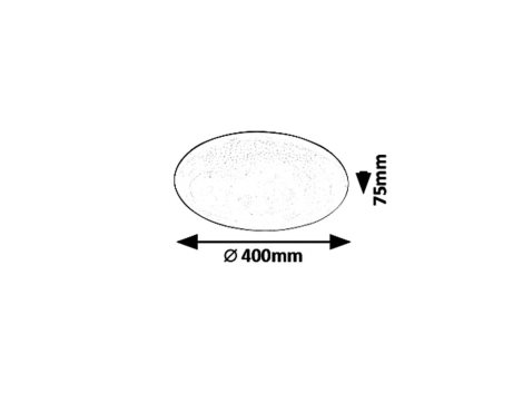 5445 Stmívatelné stropní svítidlo Danny bílá LED 36W 3000lm 11