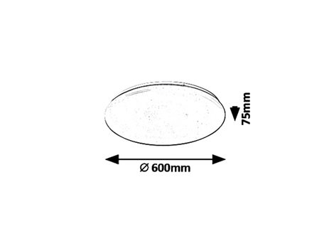 5450 LED stropní svítidlo Danny 1x60W 4800lm 3000-6500K 3