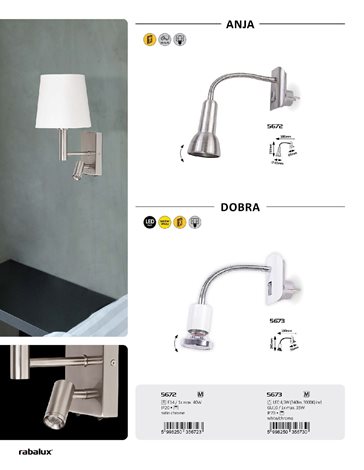 5673 Lampička do zásuvky DOBRA GU10 1x MAX 35W 7
