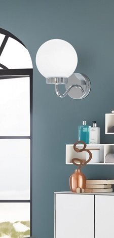 5827 Togo bílá/ chrom E14 1x MAX 40W 3