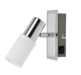 6096 Logan chrom/ saténově chrom E14 1x MAX 40W
