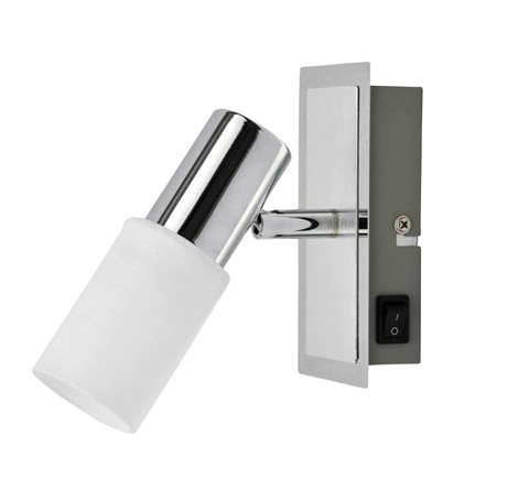 6096 Logan chrom/ saténově chrom E14 1x MAX 40W 1
